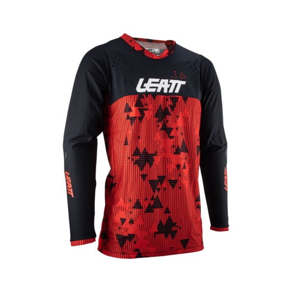 Camiseta Leatt 4.5 Moto Enduro Rojo